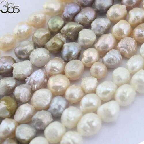 Free Ship 8-9mm Baroque Reborn Keshi Edsion Freeform Freshwater Pearl Spacer Natural Beads For DIY Necklace Bracelet Making 15"