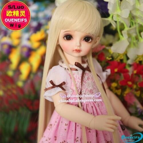 Wig For Doll BJD free shipping bjd wig size 9-10 inch 1/3 high-temperature wig bjd sd doll Wigs with fashion type stylish hair