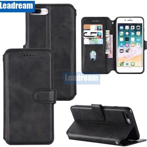 100PCS for iPhone 11 Pro MAX PU Cowhide Leather Wallet Case Cover with Card Slot Flip Cover Shell for iPhone X Xr Xs Max