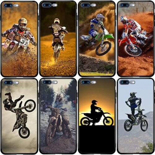 Cover Case for Samsung Note 8 9 10 20 S6 S7 S8 S9 S10 S20 FE S10E S11E Lite Plus Ultra Edge Dirt Bikes Motorcycle Race Moto