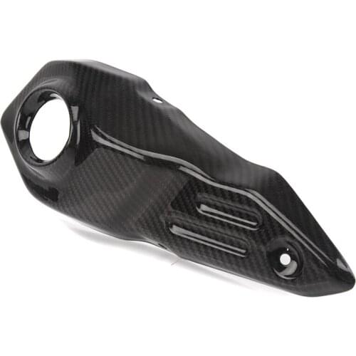 DHBH-for Yamaha MT-09 MT09 FZ-09 2017-2020 Motorcycle Carbon Fiber Exhaust Pipe Cover Shell Heat Shield Guard Accessories