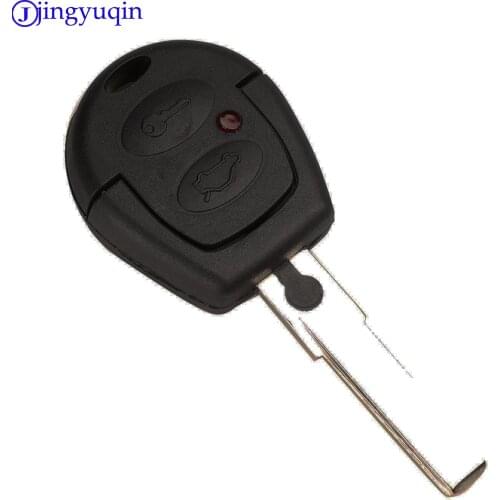 Jingyuqin 10ps Remote Key Cover Case For VW Polo Golf Jetta Sharan For Seat Ibiza Leon Toledo Mii Altea For SKODA FABIA OCTAVIA