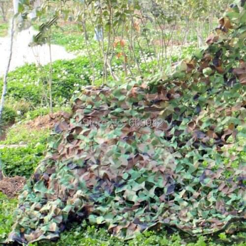 200*300cm Quality Military Style conceal Net FOLIAGE CAMOUFLAGE NET WOODLAND Camo covering