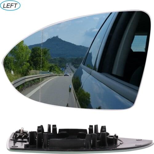 Left / Right Side Fits For VW Golf MK7 2013-2020 Door Wing Mirror White Glass Heated