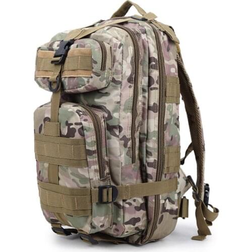 Hunting Hiking Camping Training Tactical Khaki Backpack Camouflage backpacks 3P