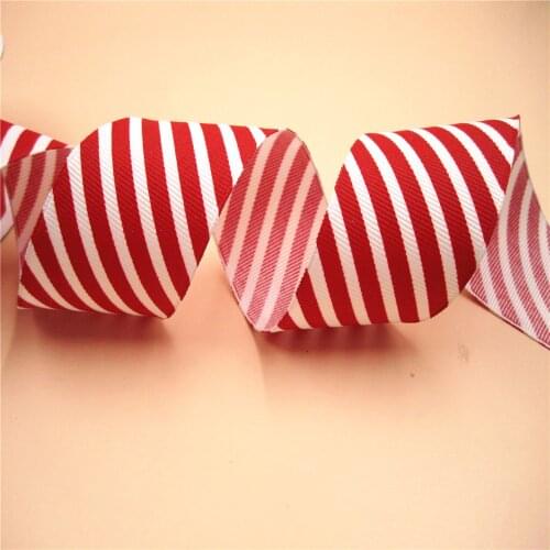 38mm X 25yards Print Twill Grosgrain Wired Edge Gift Wrapping Ribbon