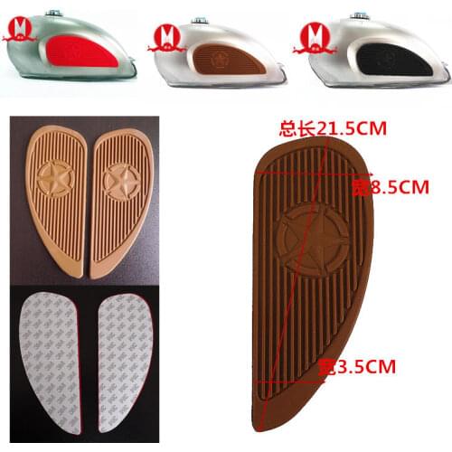 Retro Motorcycle Monkey Cafe Racer Gas Fuel Tank Rubber Stickers Pad Protector Sheath 3M Side for Honda M3 CFMOTO CF125 Parts