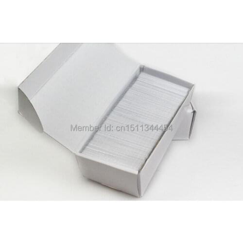 Free shipping 50pcs EM4305 RFID ID CARD 125KHZ ID white Card em4305 blank cards contactless ID smart card