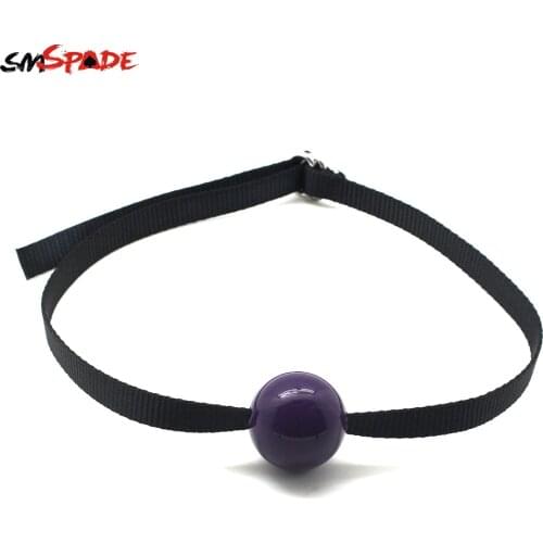 Smspade 35mm Mouth Gag Ball Adult Sex Toy Sex Mouth Plug Open Mouth Gaged SM Bondage Restraints For Couple Adult Games Mouth Gag