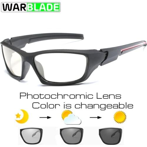 WarBLade photochromic polarized cycling Sunglasses 2018 women man sports bike bicycle Glasses UV400 driving Eyewear