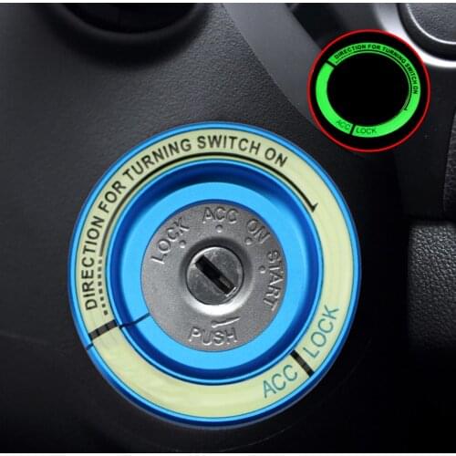 Luminous Ralliart Ignition Key Ring Switch Cover Sticker for Mitsubishi Lancer Mitsubishi Lancer EX Mitsubishi ASX outlander