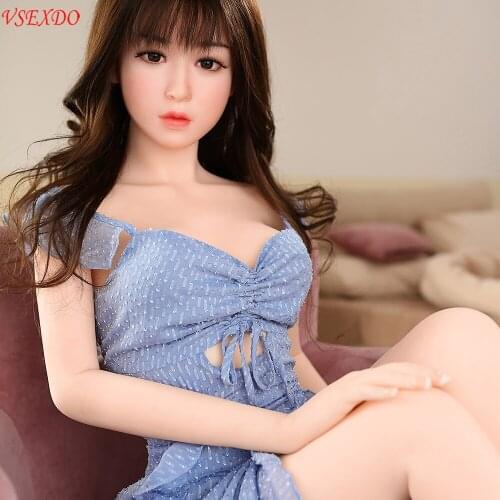 VSEXDO 160cm Real Silicone Implanted Hair Adult Sexy Dolls for Men Pussy Lifelike Breast Ass Vagina Full Oral Anus Sex Toys New