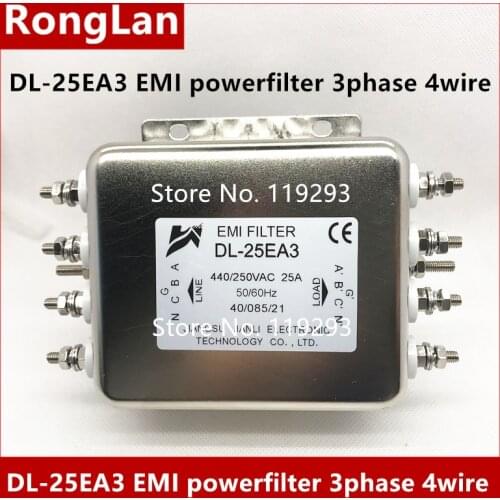 [ZOB] 100% NEW and original Jianli DL-25EA3 EMI Industrial grade power filter for three-phase four wire