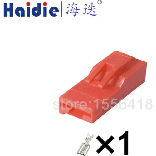 5sets 1pin Auto plastic housing plug electric wiring harness cable plug connector 927415-4