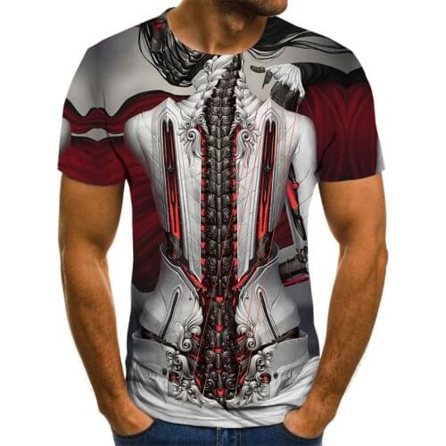 Fashion Mens Short Sleeve 3d T-shirt Shirt 3d T-shirt Mens Fun T-shirt Mens Casual Hip hop Fitness T-shirt