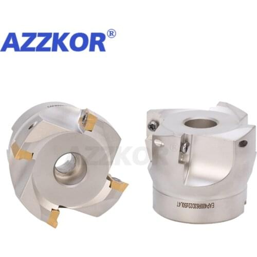 BAP400R Right Angle 4 Flute Face End Mill Milling Cutter APMT1604 Carbide Inserts T15 Wrench CNC Machine Milling Machinery Tools