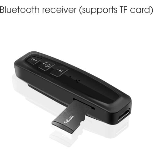 Wireless Bluetooth Receiver 4.1 Car Mobile 3.5mm Audio Receptor Adapter Support TF Clip Car MP3 Player Bluetooth Transmitter