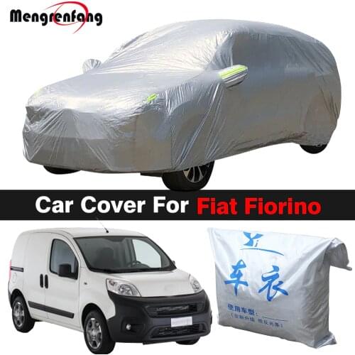 Full Car Cover Outdoor Anti-UV Sun Shade Snow Rain Dust Resistant MPV Cover For Fiat Fiorino