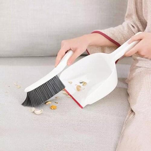 Cleanhome Mini Desktop Sweep Brush with Small Broom and Household Dustpan for Floor Desk Bed Cleaning