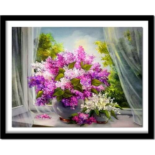 DIY Diamond Painting Flowers Diamond Embroidery 5D Full Square Rhinestones Cross Stitch Diamonds Hobby Home Decoration