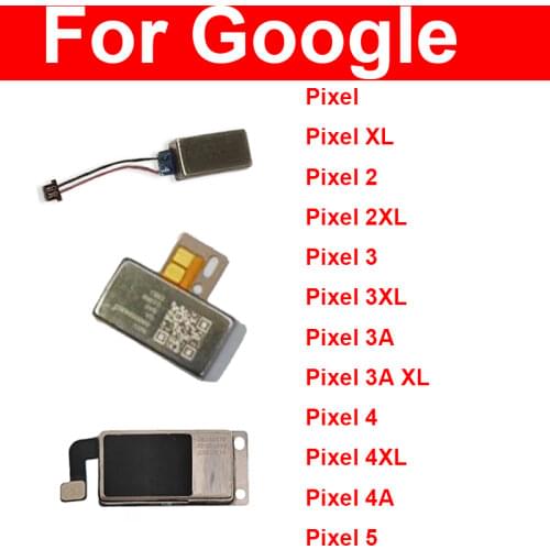 Vibrator Motor For Google Pixel 2 2XL 3 3XL 3A 4 4XL 4A 5 XL Vibration Module Flex Cable Ribbon Replacement Repair Parts