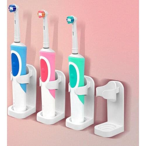 Electric Toothbrush Holder Rack Creative Seamless Wall-Mounted Home Bathroom Toothbrush Holder Bathroom Storage Box