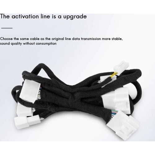 Car Speaker Cable Modification 8 Liters 14 Audio Activation Upgrade for Tesla Model 3