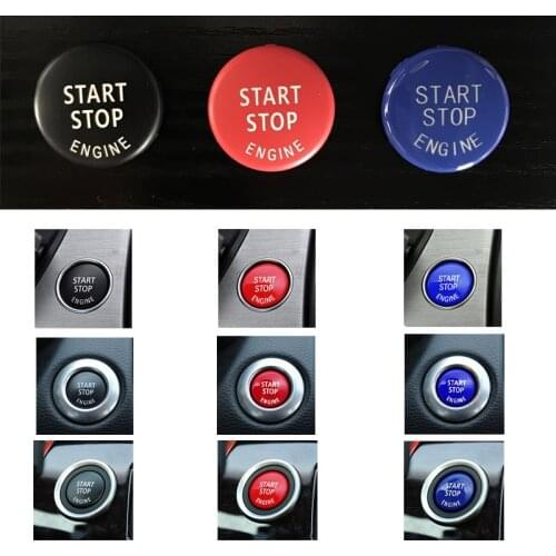Car Engine Start Stop Switch Button Replace Cover For BMW 5 Series E60 3 Series E90 E91 E92 E93 X5 E70 X6 E71 E72 X3 E83 X1 E84