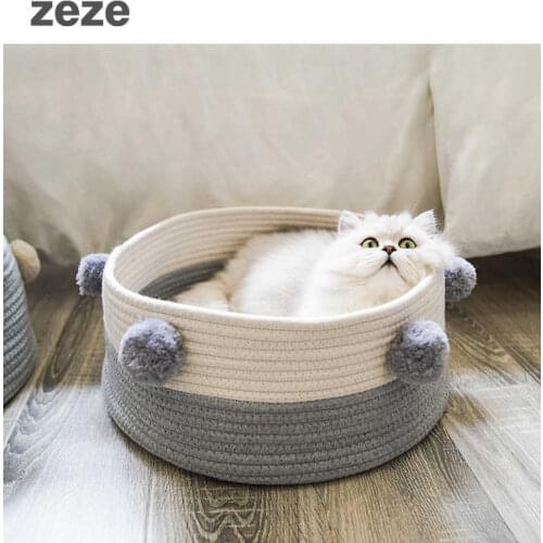 Red cat bed cat house villa dog house pet products