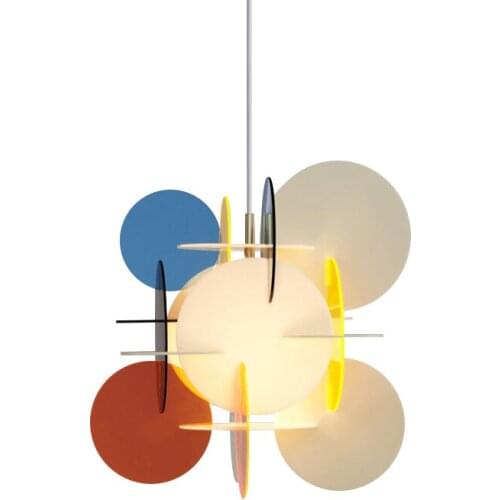 Postmodern creative personality chandelier Nordic minimalist living room dining room bedroom study children’s room chandelier