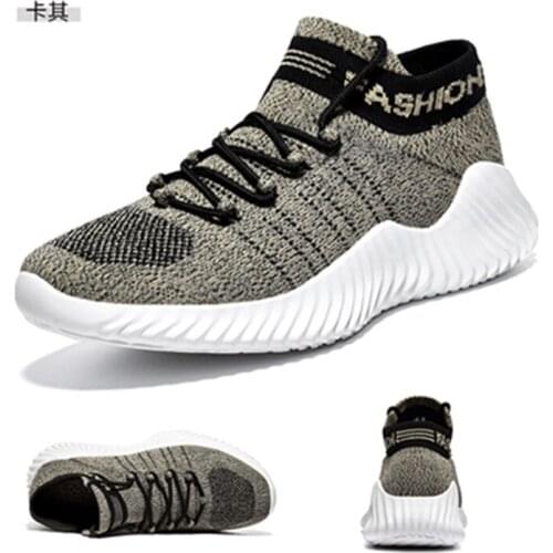 Lightweight and comfortable flying mesh socks walking shoes retro sports casual shoes running shoes men