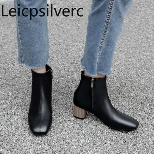 Leicpsilverc Women's Ankle Boots