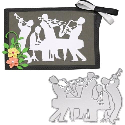 Band Metal Cutting Dies Album Paper Card Craft Cutting Dies for Scrapbooking Blade Punch Stencils Dies DIY Embossing Dies Tool