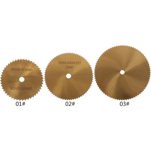 Mini Circular TI-coated HSS Saw Blade Ultra-thin Rotary Cutter Tools Cutting Disc