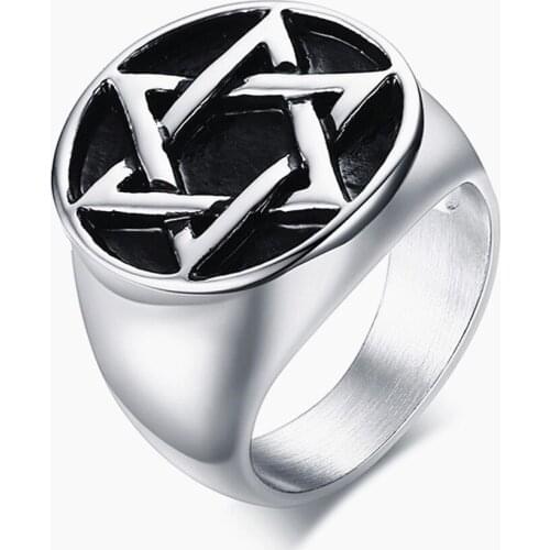 Fashion star titanium stainless steel rings for men punk gothic cool jewelry bijoux accessories birthday party gifts sizes8,9-12