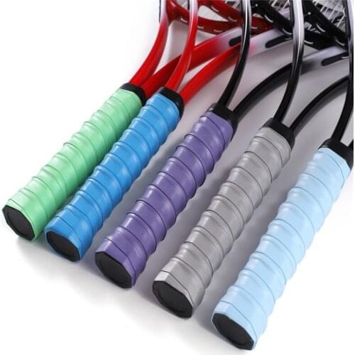 Non-slip Tennis Racket PU Tennis Overgrip Sweat-absorbent Belt Badminton Grip Sports Sweat-absorbent Tennis Accessories