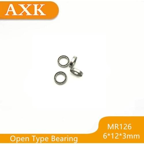 2019 New Arrival Time-limited Steel Rolamentos Ball Bearing Free Shipping 10 Pcs Open Type Mr126 Bearings 6x12x3 Mm
