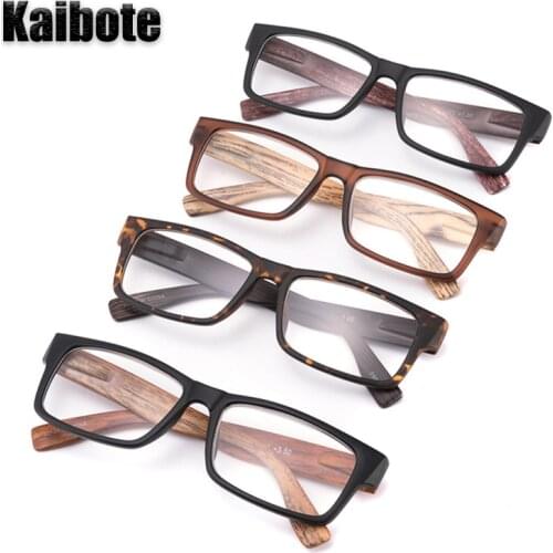 Kaibote Super Valued Pack 4 Pairs Imitation Wood Design Reading Glasses Men Women Presbyopic Eyeglasses +1.0 1.5 2.0 2.5 3.0 3.5