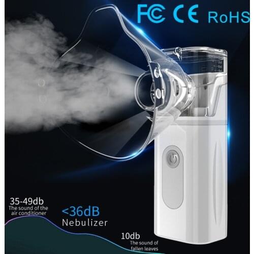 Handheld Mini Inhaler Nebulizer Adult And Children Asthma Steam Device Ultrasonic Mesh Atomizer Rechargeable Breathing Inhalers