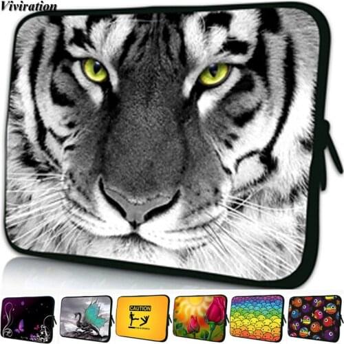 12 Inch Laptop Bag Casual Mens Briefcase Carrying Cover Case Pouch Zipper 12.2" 12.1" 11.6 Tiger Prints 2020 Popular Sleeve Case