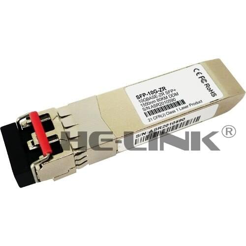SFP-10G-ZR - 10GBASE-ZR SFP+ SMF, 1550nm, 80km, LC(Compatible with CISCO)