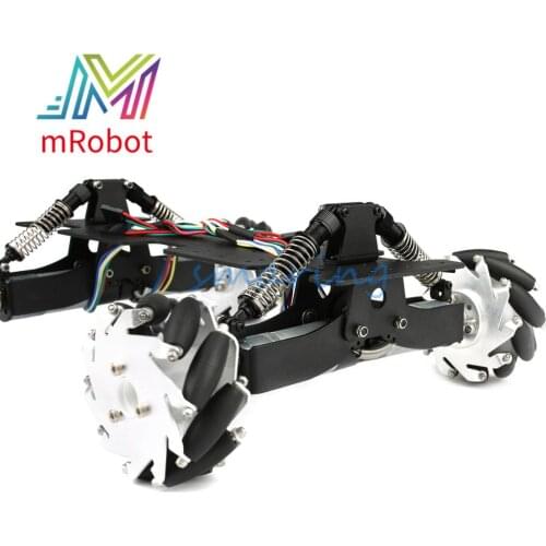 Smart Robot Car Chassis with 4Pcs Motor Mecanum Wheels 12V High Torque Motor for Arduino