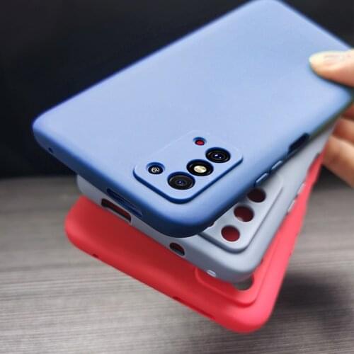 Candy Silicone Case for Samsung Galaxy A12 A32 A42 A52 A72 5G 4G A11 A21S A31 A41 A51 A71 M31 M31S M21 M51 Matte Soft Tpu Cover