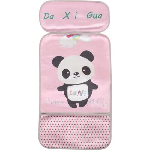 Comfortable Breathable Bed Chair Vacation Bed Sleep Carton Breathable Pink/blue Non-slip Healthy Cool Ice Silk Cushion