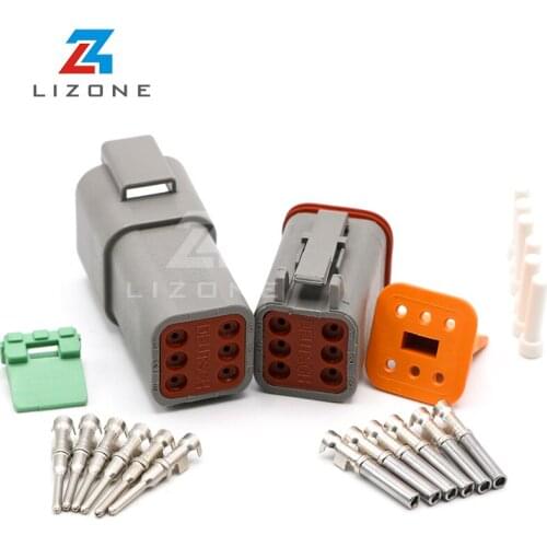 DT06-6S DT04-6P Automotive Connector Waterproof Deutsch Butt Joint Male and Female Terminal Sheath Car Accessories Bmw F10