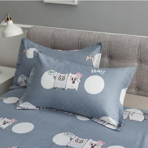 1pc 48cm*74cm Fruit Print Cartoon Pillowcases Sunshine Watermelon Banana Pillow Cases Soft Home Textile Bedding Use