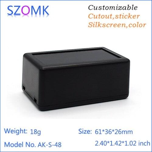 10pcs a lot High quality abs material plastic junction box plastic housing for electronics products 61*36*26mm