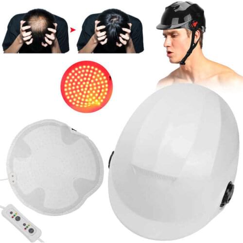 118 pcs Lamp Beads Hair Growth Helmet Red Light Therapy Treatment Device Therapy Hair Growth Helmet Treatment Machine Hat