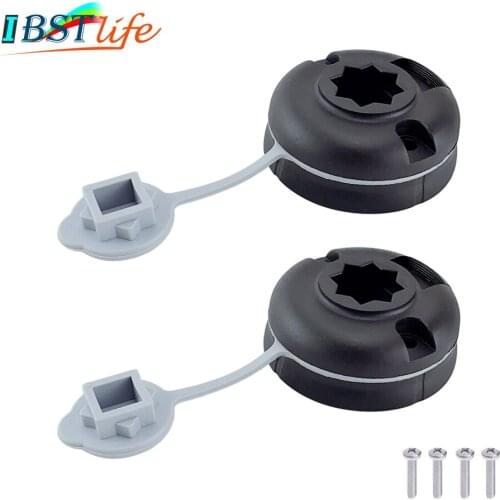 2PCS Canoe Kayak Star Mount Base Inflatable Boat Sea Fishing Rod Support Holder Pole Rack Mount Base Tackle Fishing Kit