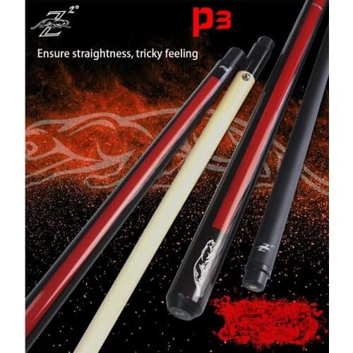 2021 Jaguar 1/2 Piece Pool Cue Stick with Case Durable Billiard Cue Stick 10mm 11.5mm 13mmBlack forelimbs Durable Sticks China